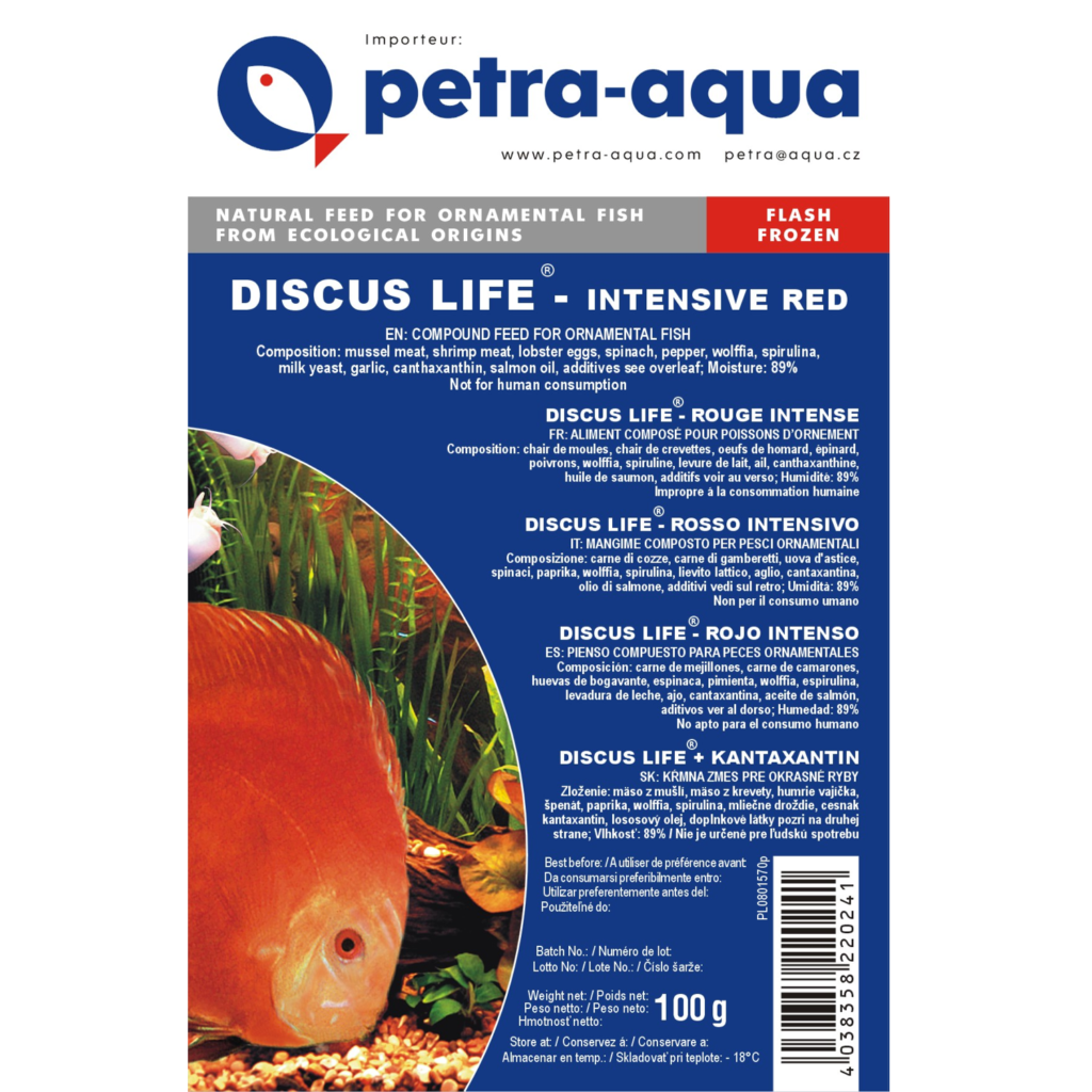 Discus life intensive red – frozen blister 100g. - ExoticFarm