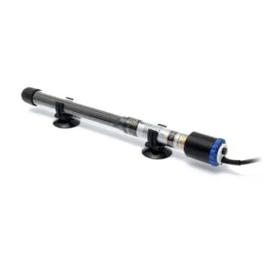 Riscaldatore per acquario da 200 W, regolabile da 20 a 35 °C e completamente sommergibile. Ideale per vasche fino a circa 200 litri netti.